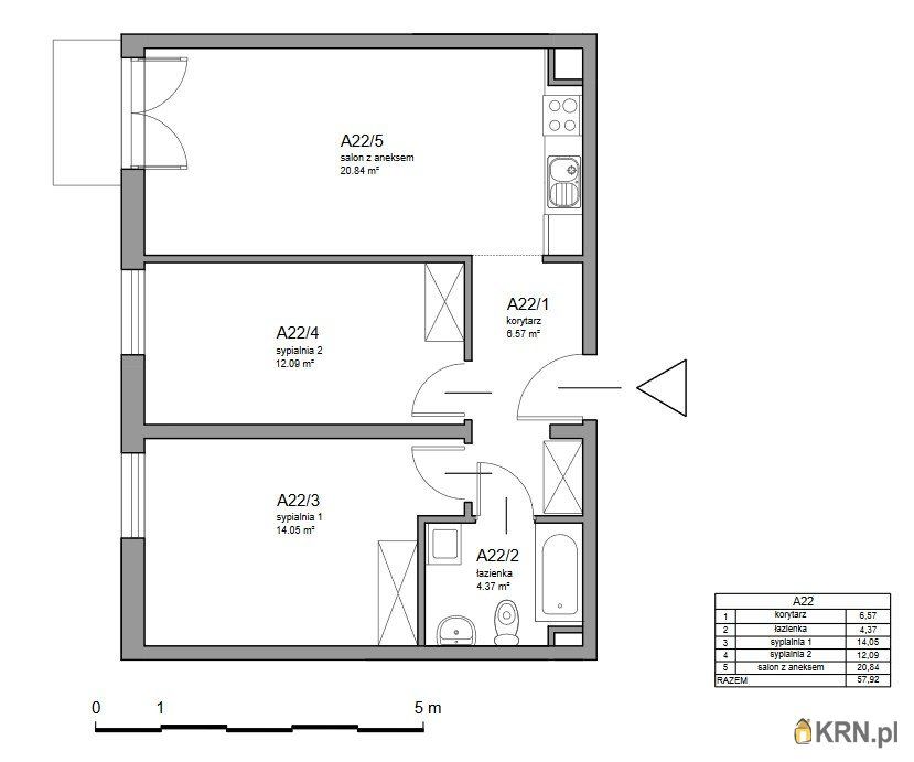 Gdańsk - Olimpijska - 57.00m2 - 
