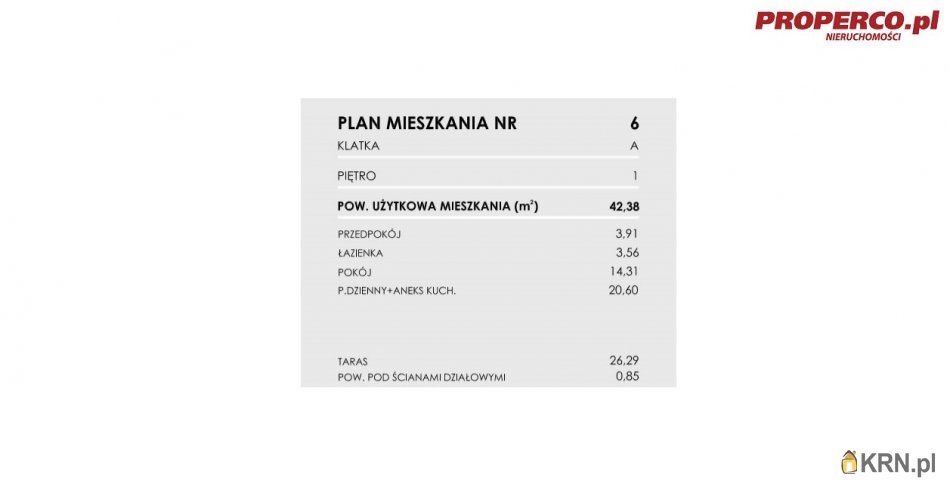Włoszczowa - Młynarska - 42.38m2 - 