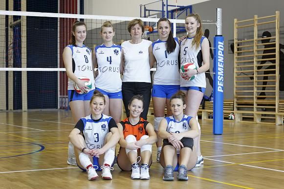  - Volleyball players from AZS University of Gdańsk sponsored by TORUS