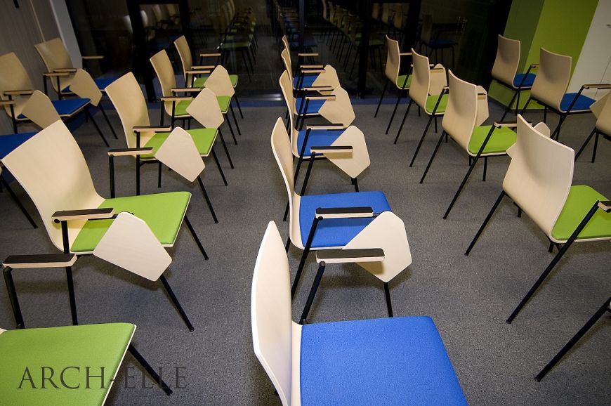  - Training room, equipped with colorful chairs