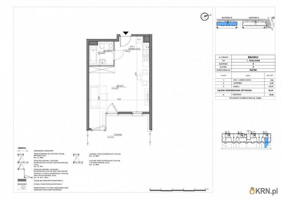 Warszawa - Batalionów Chłopskich - 37.00m2 - 