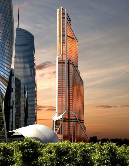  - Mercury City Tower visualization