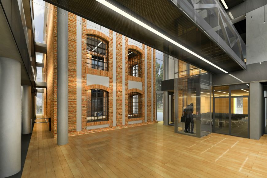  - Interior of the Comarch office in Łódź, visualization by Comarch 