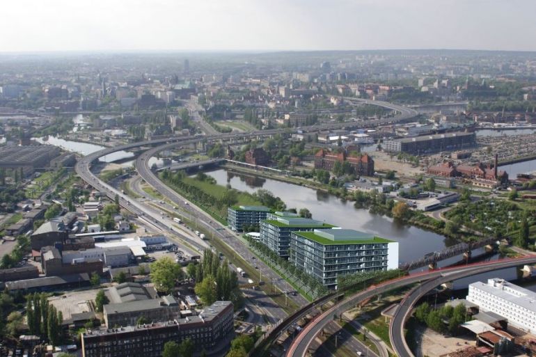 Szczecin Odra Park - wizualizacja, fot. Litwiniuk Property