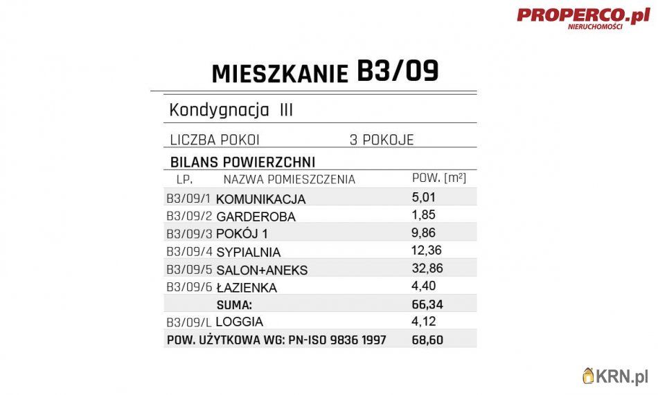 Kielce - Wspólna - 68.60m2 - 