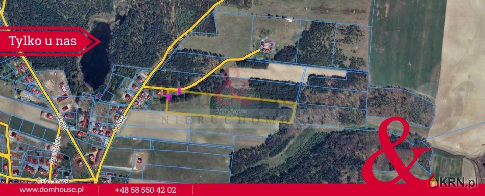 Rozłazino - Leśna - -1.00m2 - 