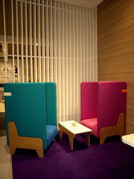  - It is also a system of seats completed by additional closing wall, tables and accessories