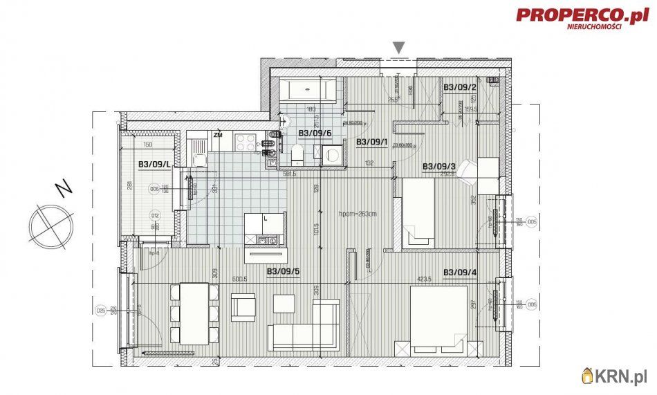 Kielce - Wspólna - 68.60m2 - 