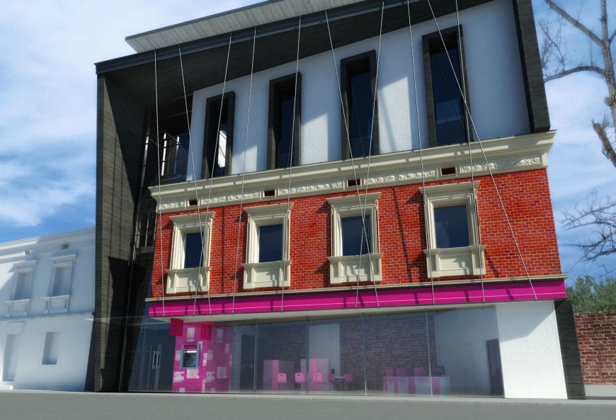  - Na pięciu kondygnacjach Toposu znajdzie się blisko 560 mkw. powierzchni biurowo-usługowej