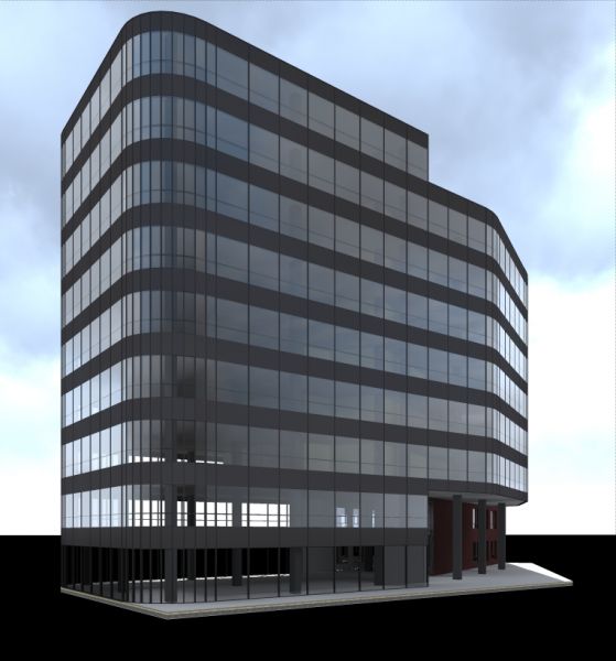  - Ellipsis office will be realized at Jan Paweł II 74 Avenue on the edge of Park Lotników