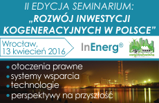 Rozwój inwestycji kogeneracyjnych w Polsce – II edycja