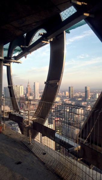  - The view from the "heart" of Warsaw Spire