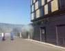 Dym aktywował alarm pożarowy II stopnia i rozpoczął próbną ewakuację parku biurowego (fot. SPIE Polska)