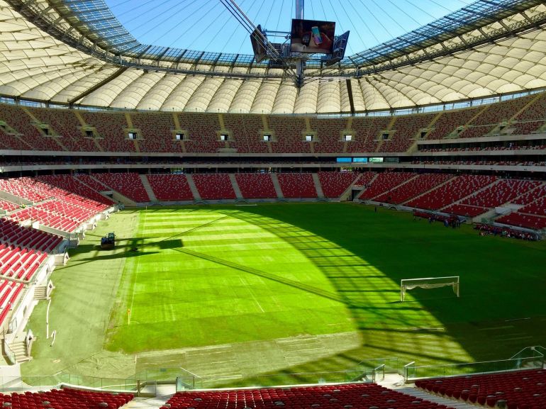 Stadion Narodowy - widok z biura