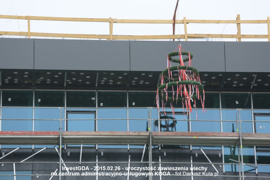  - A perch hung above KOGA Administration and Service Center 