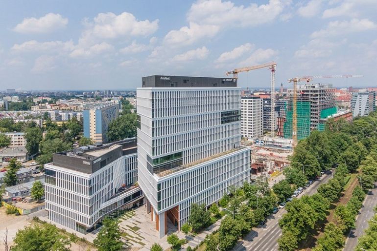 Biurowiec Centrum Południe został nagrodzony w prestiżowym konkursie PLGBC Green Building Awards 2021, źródło: materiały prasowe Skanska