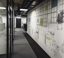 HUBWORK- coworking/ biura na godziny- Biuro nr 1.14 o powierzchni  24,8 m2 z 8 stanowiskami