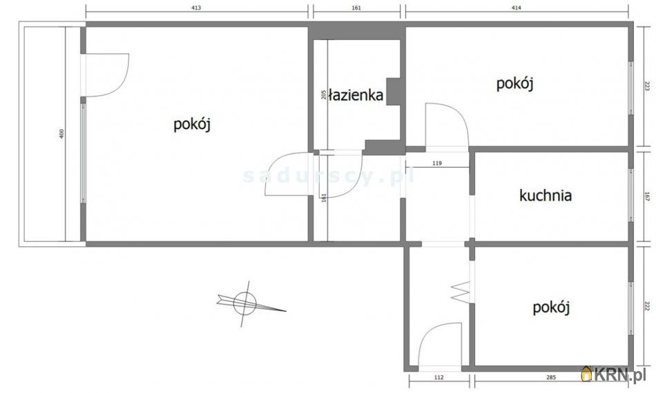 Kraków - Nad Sudołem - 51.67m2 - 