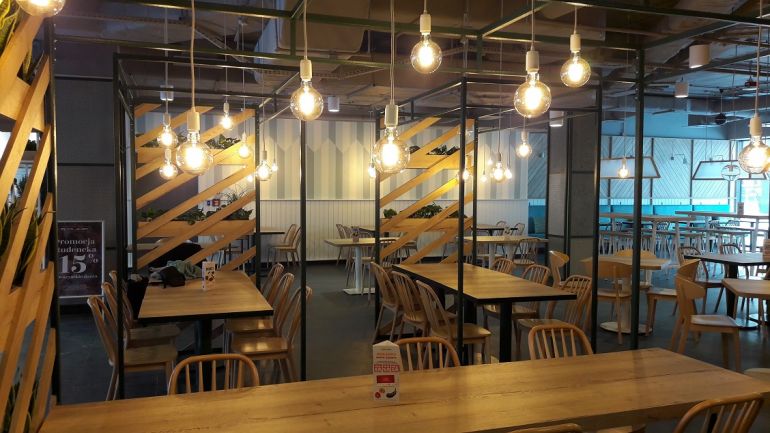 Restauracja Olimp w Zabłocie Business Park