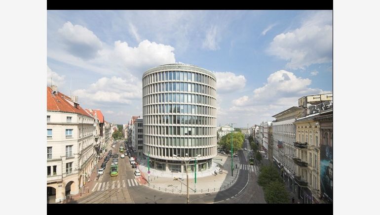 Okrąglak office building in Poznań