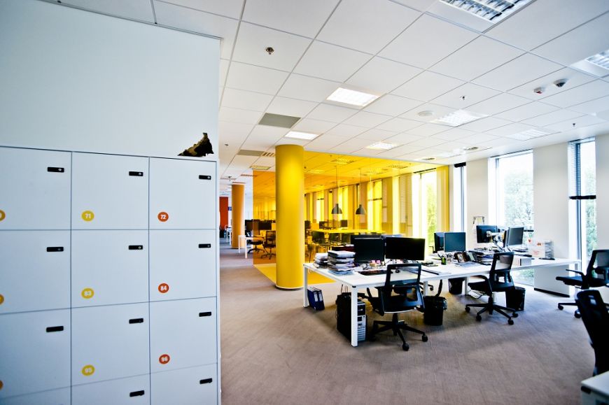  - The glass used in open space is to reflect the value of the company (pic press materials)