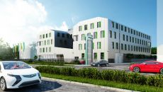 The construction works of an office block in the district of Krzyki in Wrocław will start this year