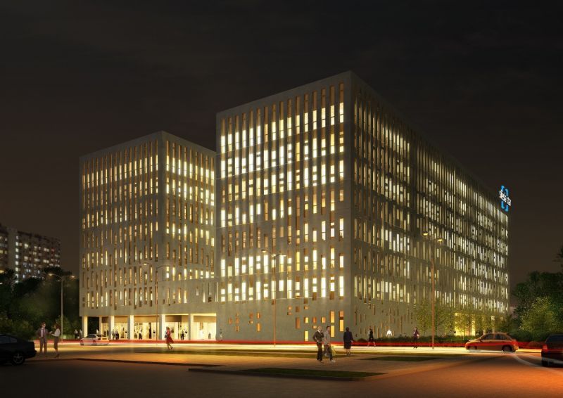  - Building offers 13 000 sq. m of office space