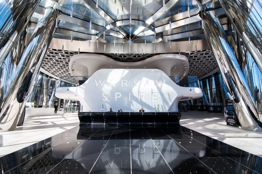  - Recepcja w Warsaw Spire.