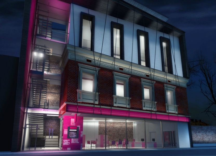  - Obiekt stanowi połączenie tradycji i nowoczesnych akcentów, do których odwołanie widać szczególnie w fasadzie budynku