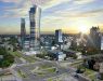 Warsaw Spire is being built in Warsaw Wola district close to Rondo Daszyńskiego metro station