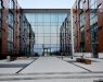 A patio next to the office building B1 of the BCB Business Park in Gdańsk