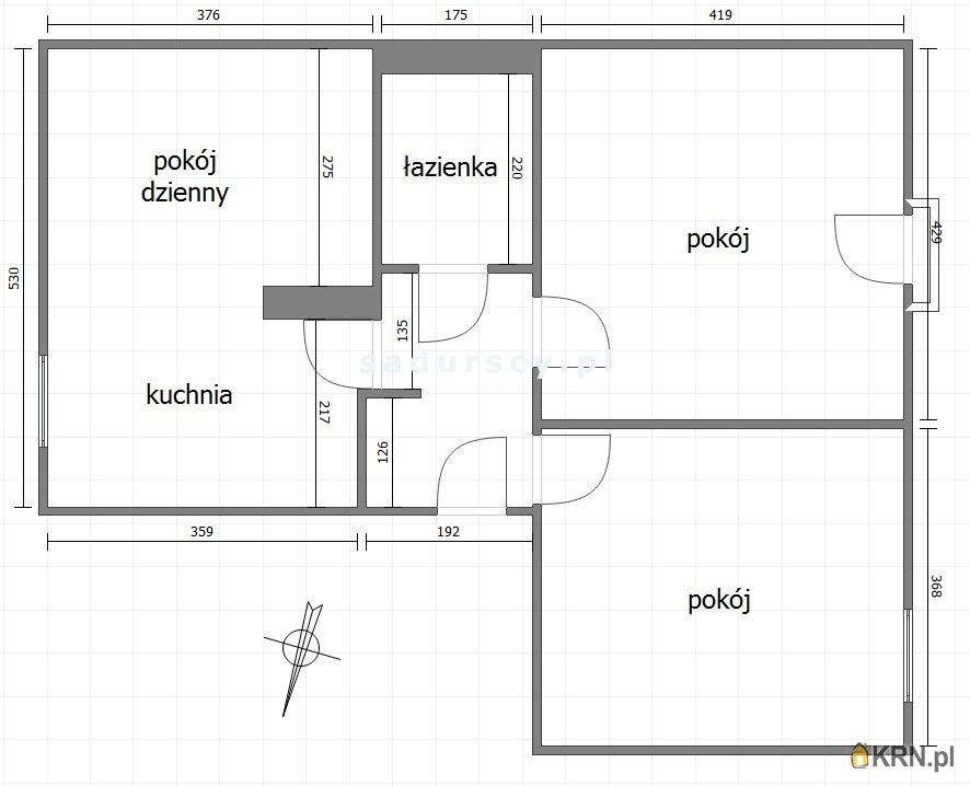 Kraków - Skawińska - 46.24m2 - 