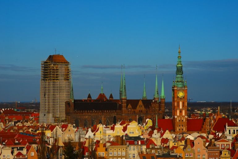 Panorama of Gdańsk