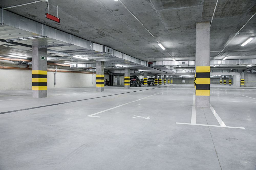 BMW Office - BMW Office - underground garage for 50 cars
