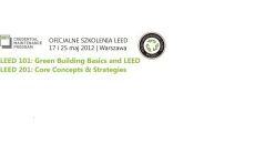 The official LEED training – LEED 101 and LEED 201 finally in Poland.