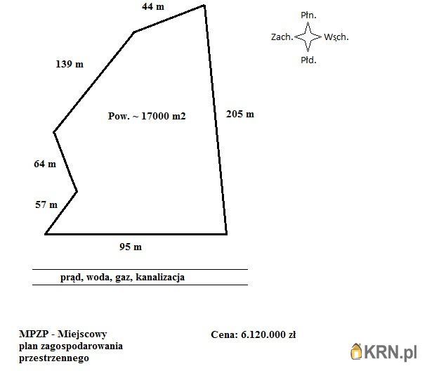 Zakrzewo - -1.00m2 - 