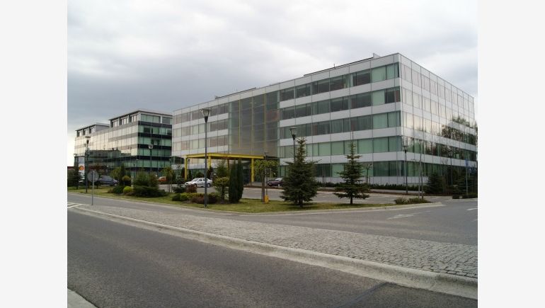 Kraków Business Park w Zabierzowie, w którym lokuje się wiele firm z sektora BPO