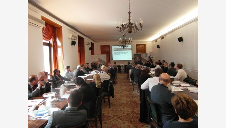 The participants attentively listened to the speakers