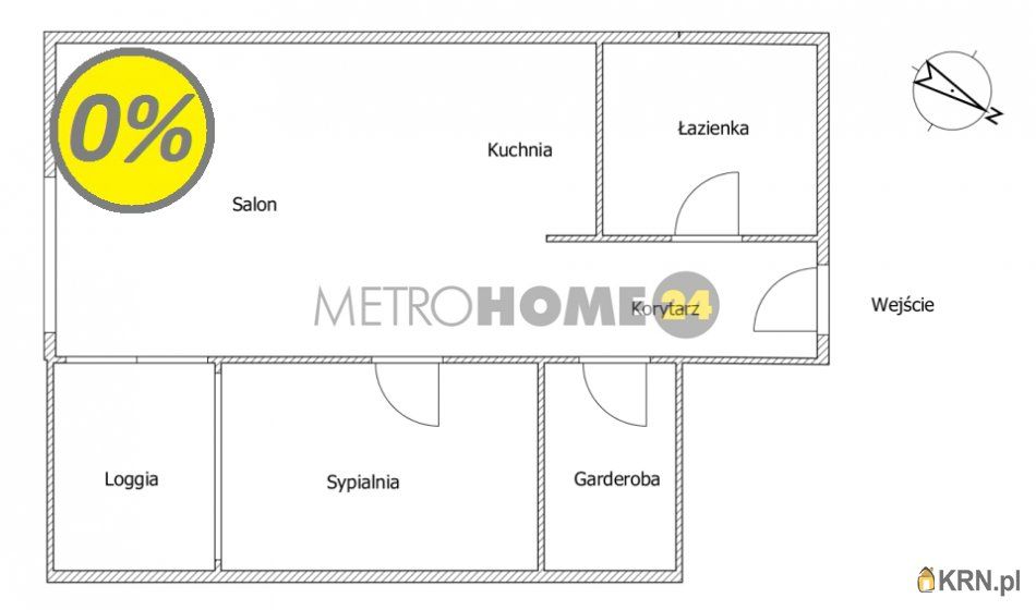 Warszawa - Rzeczypospolitej - 54.60m2 - 