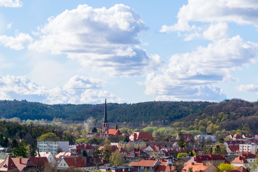  - Widok z Olivia Four na gdańską Oliwę