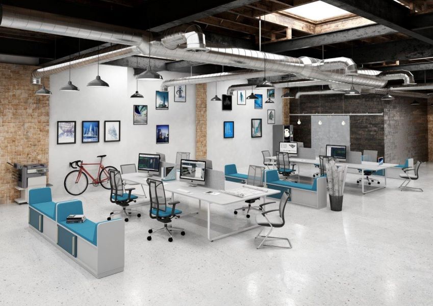  - Exemplary arrangement of office space Play&Work, pic Nowy Styl