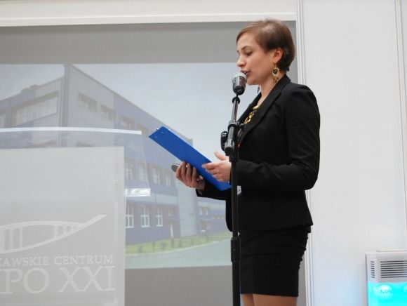  - Prezentacja produktów firmy Ace Rico - na zdjęciu Pani Dorota Furs, Marketing Specialist