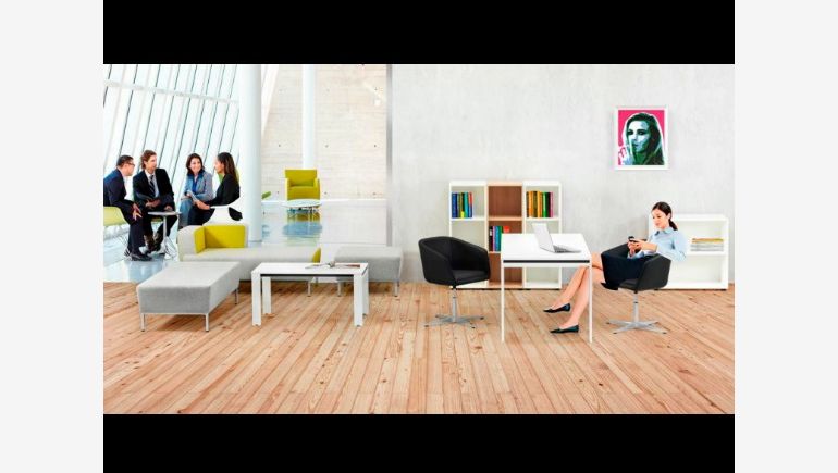 Aranżacja przestrzeni biurowej według projektu Mikomax Smart Office