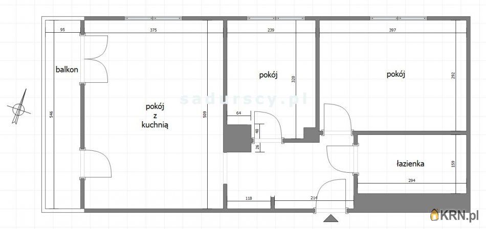 Kraków - S. Lindego - 48.88m2 - 