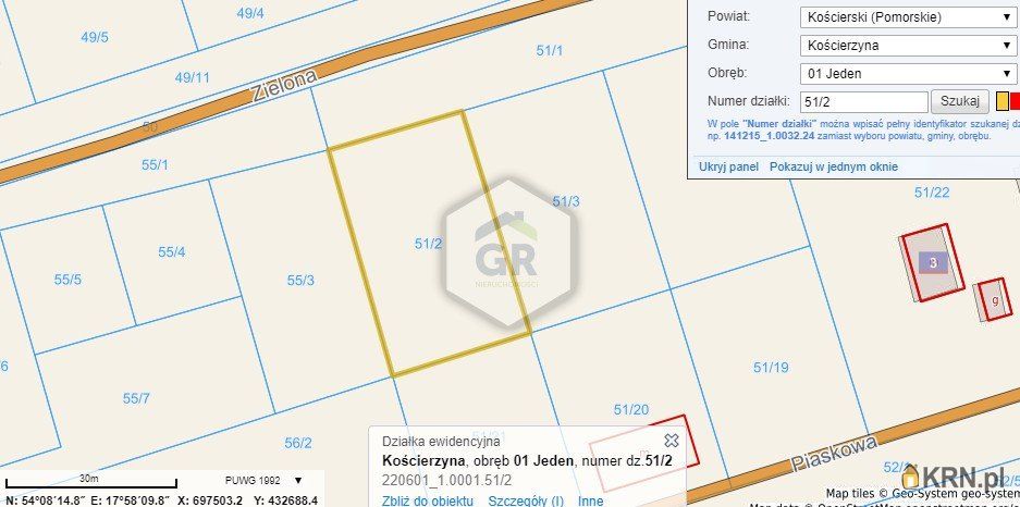 Kościerzyna - Zielona - 250.00m2 - 