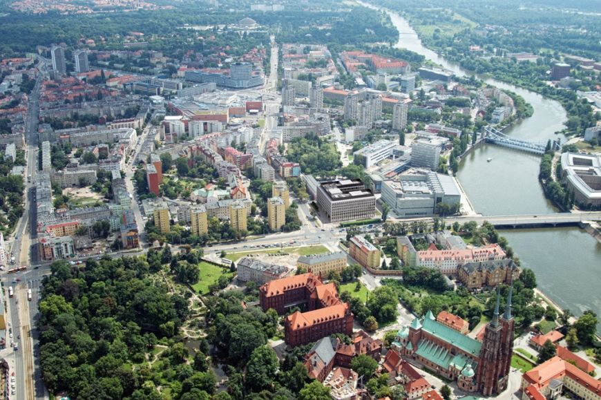  - Bird's-eye view at Wrocław