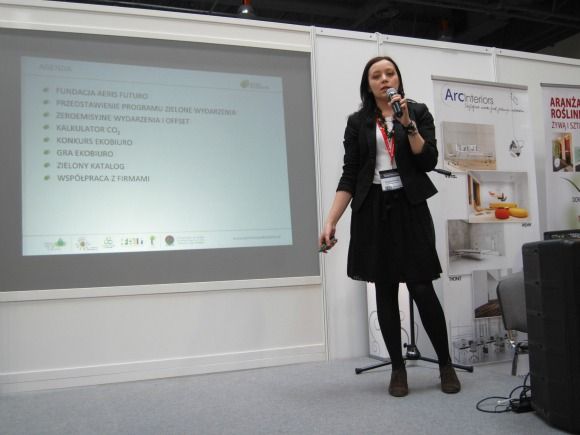  - The speech of Mrs Barbara Partyka, the coordinator of Aeris Futuro Foundation's projects