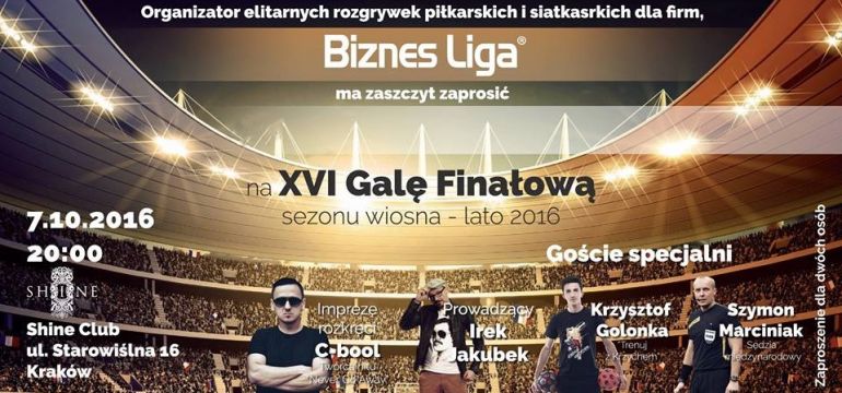 XVI Gala Finałowa Biznes Ligi