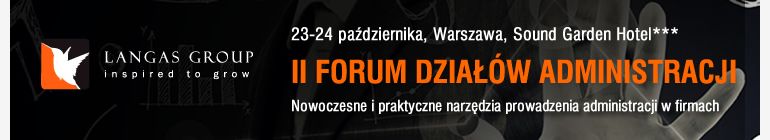 II FORUM DZIAŁÓW ADMINISTRACJI