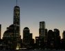 One World Trade Center - view during the sunset